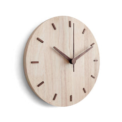 Solid Wooden Wall Clock Home Living Room Wall Clock Decorative Clock, Solid Wooden Wall Clock
