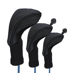 3 In 1 No.1 / No.3 / No.5 Clubs Protective Cover Golf Club Head Cover, HD-014 3 in 1 Blue, HD-014 3 in 1 Black, HD-014 3 in 1 Red