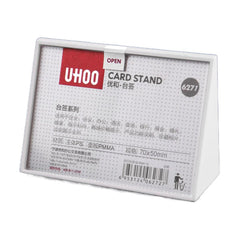 Acrylic Triangle Price Tag Student Desk Seat Board (White), 7.4x5.3cm (White), 7.4x10.5cm (White), 7.4x5.3cm (Black), 7.4x10.5cm (Black)