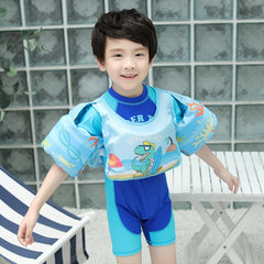 Vest-Style Children Life Jacket Baby Swimming Free Inflatable Arm Foam Life Buoy, Hip-hop Dinosaur, Submented Mirror Whale, Blue Tail Mermaid, Black Hair Doll, Bow Doll