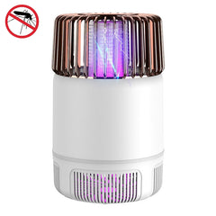 USB Photocatalyst Mosquito Killer Electrical Shock Two-In-One Mosquito Killer, White Gold  (Electric Shock + Suction), White (Electric Shock)