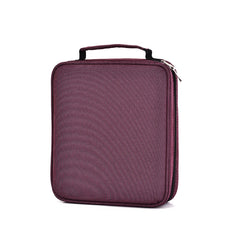 120 Color Pencil Case Large Capacity Student Portable Stationery Bag, Purple, Gray Black, Blue, Rose Red