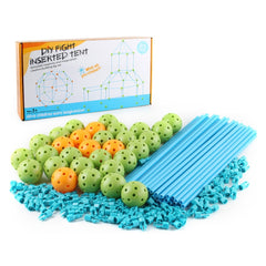 85 in 1 DIY Tent Toy Assembling Play House DIY Children Tent Building Toy, 85 in 1