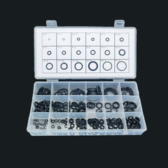 225pcs /Pack Car Silicone Seal Rubber Combination, 225 PCS Black