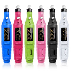 Mini Electrical Nail Grinding Machine USB Portable Electrical Grinder Set, USB White, USB Green, USB Pink, USB Black, USB Rose Red, USB Blue