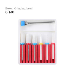 Nail Art Ceramic Tungsten Steel Alloy Grinding Heads Set Grinder Polishing Tool, GH-01, GH-06