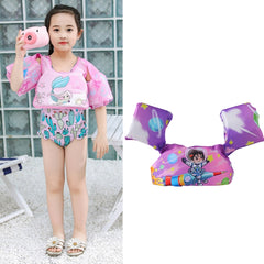 Children Swimming Foam Arm Ring Baby Swimming Equipment Floating Ring Water Sleeve Buoyancy Vest, Astronaut Girl, Candy Cat, Underwater World, Fruit Rabbit
