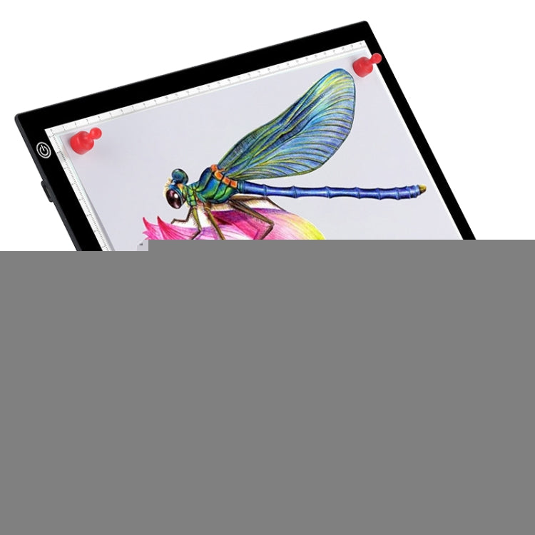 Copy Station Anime Drain Station LED Copy Board With Magnetic Suction Light Board Drawing Plate With USB Cable, A4 3 Gear Dimming (Black), A4 Stepless Dimming (Black), A3 3 Gear Dimming (Black), A3 Stepless Dimming (Black)