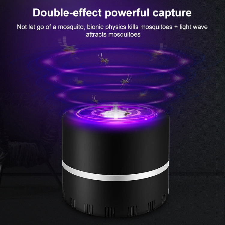Home Bedroom Light Wave Physical Mosquito Trap Mosquito Lamp, Black