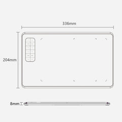 10Moons  G12 Digital Board Can Be Connected To Mobile Phone Hand Drawn Board Computer Painting Board Network Class Input Panel, G12