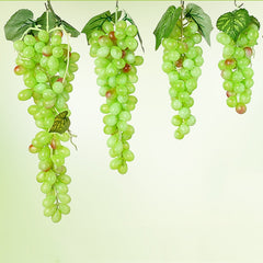 Simulation Fruit Simulation Grapes PVC with Cream Grape Shoot Props, 2 Bunches 110 Green Grapes, 2 Bunches 110 Red Grapes, 2 Bunches 110 Granules Agate Grapes, 2 Bunches 110 Purple Grapes