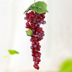Simulation Fruit Simulation Grapes PVC with Cream Grape Shoot Props, 2 Bunches 110 Green Grapes, 2 Bunches 110 Red Grapes, 2 Bunches 110 Granules Agate Grapes, 2 Bunches 110 Purple Grapes
