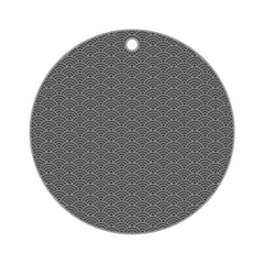 Geometry Kitchen Silicone Pot Holder Heat Insulation Pad Round(Black), Square(Gray), Round(Gray), Square(Black), Round(Black)