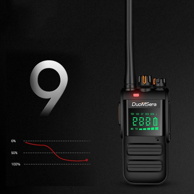 DuoMSera Outdoor Handheld Civil Waterproof High-Power Wireless Walkie-Talkie
