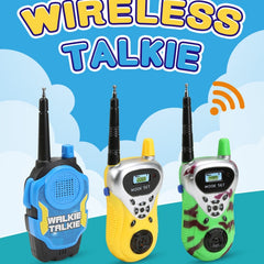 1 Pair Intelligent Wireless Call Walkie-Talkie Remote Dialogue Interactive Children Toys, 1 Pair Blue, 1 Pair Yellow