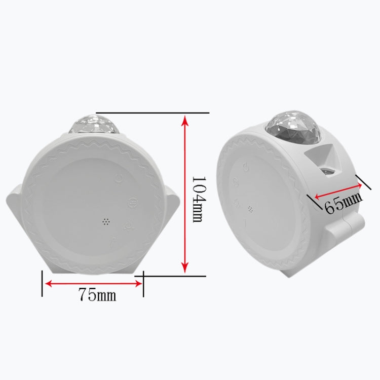 SC511 3 In 1 Watermark Starry Sky Projector Graffiti Smart Atmosphere Night Light, White Ordinary, Black Ordinary, White WiFi, Black WiFi