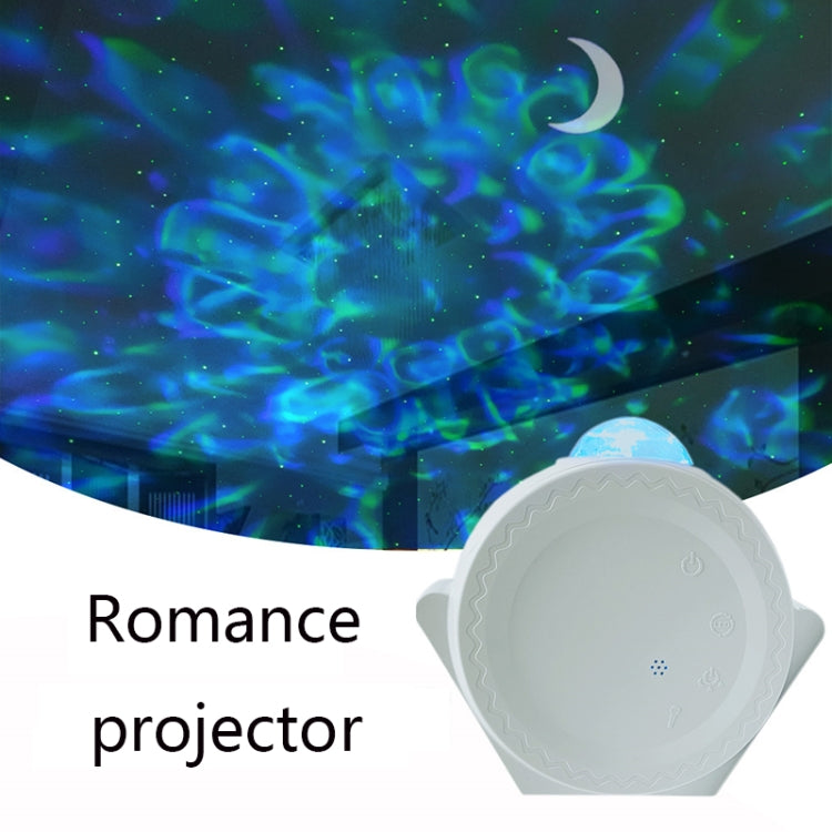 SC511 3 In 1 Watermark Starry Sky Projector Graffiti Smart Atmosphere Night Light, White Ordinary, Black Ordinary, White WiFi, Black WiFi