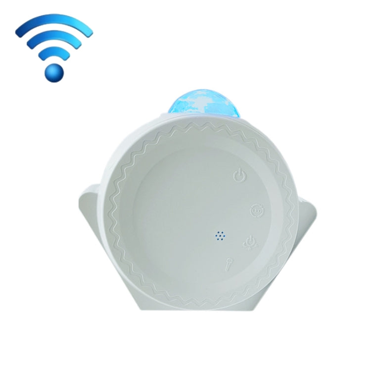 SC511 3 In 1 Watermark Starry Sky Projector Graffiti Smart Atmosphere Night Light, White Ordinary, Black Ordinary, White WiFi, Black WiFi