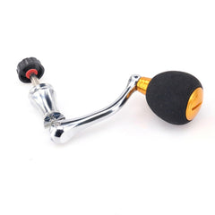 DEUKIO All-Metal EVA Rocker Fishing Reel Rocker Aluminum Alloy Knob For Fish Reel Tackle Accessory, Medium (Golden), Medium(Red), Large (Red), Large (Gun Color)