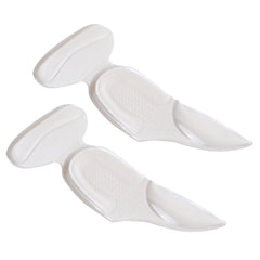 3 in 1 PU Heel Pad Thickened Heel Stick Arch Pad Half Size Pad for Women High Heels, Free Size