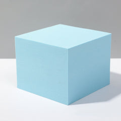8 PCS Geometric Cube Photo Props Decorative Ornaments Photography Platform, Colour: 5 x 5 x 5cm Small White Square, Small Light Blue Square, Large Light Blue Square, Small Light Blue Rectangular, Large Light Blue Rectangular, Small Light Blue Cylinder ...