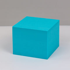8 PCS Geometric Cube Photo Props Decorative Ornaments Photography Platform, Colour: 5 x 5 x 5cm Small White Square, Small Lake Blue Square, Large Lake Blue Square, Small Lake Blue Rectangular, Large Lake Blue Rectangular, Small Lake Blue Cylinder      ...
