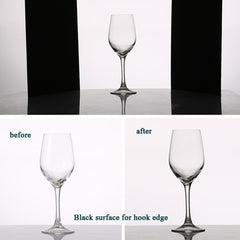 2 PCS 3-in-1 Reflective Board White + Black + Silver A4 Cardboard Folding Light Diffuser Board, 3-in-1 A4 Cardboard