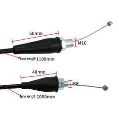 4 PCS Motorcycle Off-Road Vehicle Modification Accessories Handle Throttle Line, M8, M10