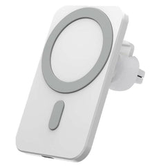 N16 10W Car Air Outlet + Suction Cup Magsafe Magnetic Wireless Charger Mobile Phone Holder For IPhone 12 Series