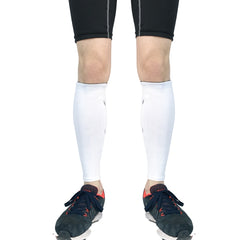 1 Pair Sports Breathable Compression Calf Sleeves Riding Running Protective Gear, Spec: M (Black), L (Black), XL (Black), M (White), L (White), XL (White), M (Fluorescent Green), L (Fluorescent Green), XL (Fluorescent Green), M (Red), L (Red), XL (Red)...