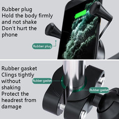 Car Headrest Bracket Motorcycle Rearview Mobile Phone Bracket Style:, 4 Claw Small Back Clips, 4 Claw Large Back Clip, 6 Claw Small Back Clip (engineering plastic), Plate Clamp