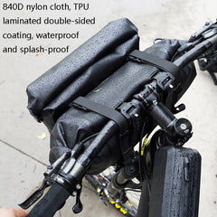 Rhinowalk X21998 Full 12L Waterproof Large Capacity Front Hanging Bag Off-Road Long-Distance Cycling Bag, Rhinowalk X21998