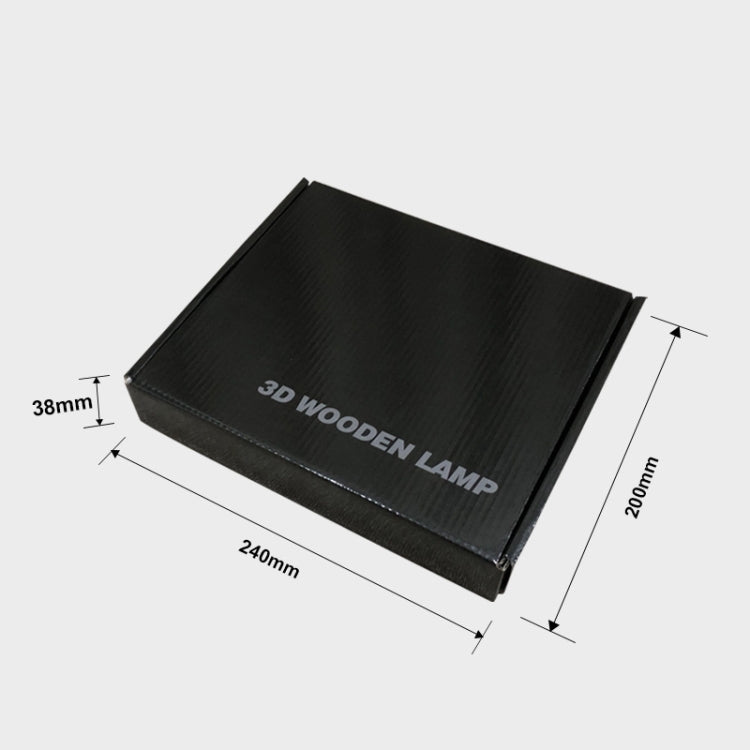 FS-T2158W Romantic Valentine Birthday Gift Wooden Night Light Home Decoration Decoration, Valentine