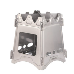 Stainless Steel Picnic Stove Wilderness Survival Foldable Stove, Foldable Stove
