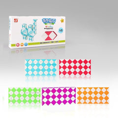 Variations And Special-Shaped 72-Segment Magic Ruler Educational Toys For Children, Blue White, Red White, Green White, Purple White, Orange White