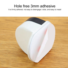 Stainless Steel Punch-Free Door Pad Bedroom Bathroom Invisible Anti-Collision Rubber Door Stopper, Black, Green Bronze, Red Bronze, Brushed Steel, Yellow Bronze, Porcelain White, Bright Gold