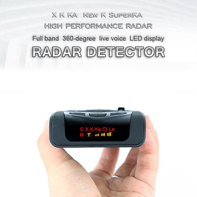 STR550 Laser Radar Speaker Car Mobile Speaker Auto Electronic Dog Support English / Russian, STR550