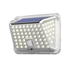 Solar Wall Light Garden Four-Sided Luminous Solar Light Human Body Induction Waterproof Outdoor Light, 90 LED, 66 COB