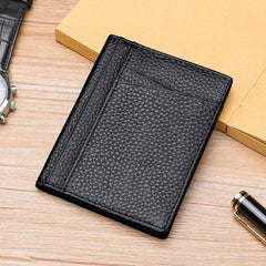 Defense RFID Bag Multi-Card ID Card Bag, Black, Dark Brown