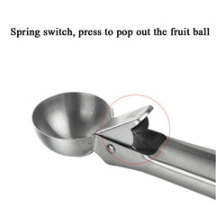 Stainless Steel Ice Cream Spoon Dessert Spoon Ice Cream Scooper, 4 PCS Stainless Steel