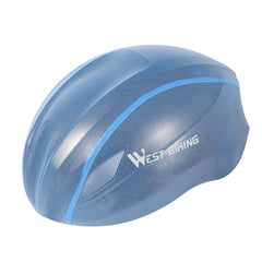 WEST BIKING YP0708080 Mountain Road Bike Cycling Helmet Windproof Dustproof Reflective Rainproof Cover, WEST BIKING YP0708080(Dark Grey), WEST BIKING YP0708080(Blue)