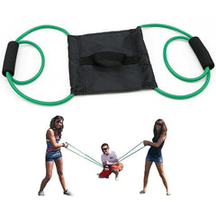 Outdoor Water Balloon Launcher Elastic 3 People Bomb Beach Party Toys, Line Length 1.5m, Line Length 2.1m, Line Length 0.7m