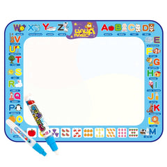 6613 Children Water Drawing Canvas Color Writing Magic Graffiti Mat, Size: 100 x 70cm, Style:, 2 Pens-Bagged, 2 Pens-Boxed, 3 Pens-Boxed