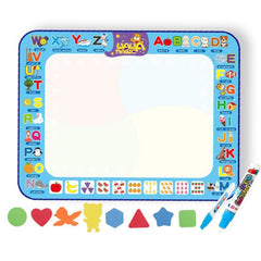 6613 Children Water Drawing Canvas Color Writing Magic Graffiti Mat, Size: 100 x 70cm, Style:, 2 Pens-Bagged, 2 Pens-Boxed, 3 Pens-Boxed