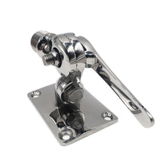 316 Stainless Steel Marine VHF Adjustable Antenna Base Mount For Boat, 92mm