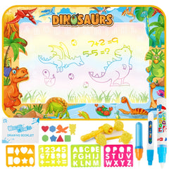 Children Luminous Magic Graffiti Water Drawing Mat, Size: 100 x 70cm, Style:, 2 Pens Set, Complete Set