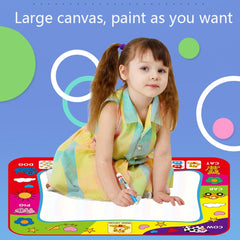 Children Magic Graffiti Water Drawing Mat, Style:, Large Color-Bagged, Large Color-Boxed, Small Four Color-Bagged, Animals, Ocean, Folding Two-sided, Large Four Color-Bagged