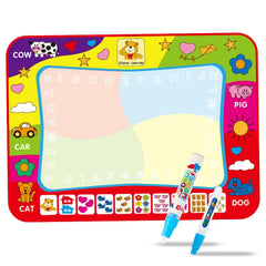 Children Magic Graffiti Water Drawing Mat, Style:, Large Color-Bagged, Large Color-Boxed, Small Four Color-Bagged, Animals, Ocean, Folding Two-sided, Large Four Color-Bagged
