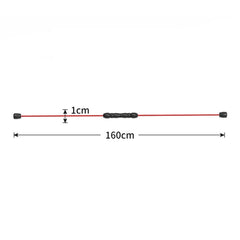 Fiberglass + Silicone Fitness Elastic Corps Training Tremor Stick, Training Tremor Stick(Detachable Reinforcement)
