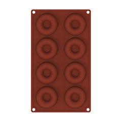 Oven Baking Tools Silicone Cake Donut Mold, 8 Even Brown, 6 Even Blue, 6 Even Purple, 6 Even Green, 6 Even Orange, 6 Even Yellow, 6 Even Red